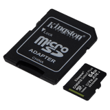 Kingston microSDXC Canvas Select Plus 64GB Memory Card and Adapter by Kingston