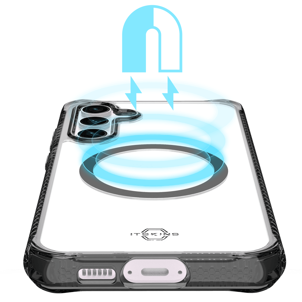 ITSkins Hybrid_R Clear MagSafe Case for Samsung Galaxy S23 FE by ITSkins