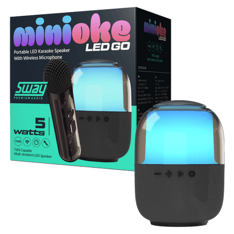 Sway Minioke LED Go Bluetooth Karaoke Speaker by Sway