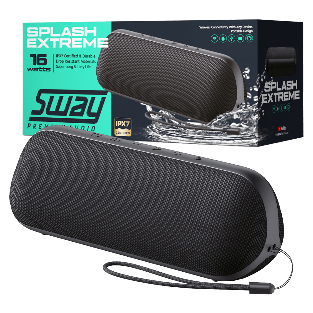 Sway Splash Extreme Waterproof Bluetooth Speaker by Sway