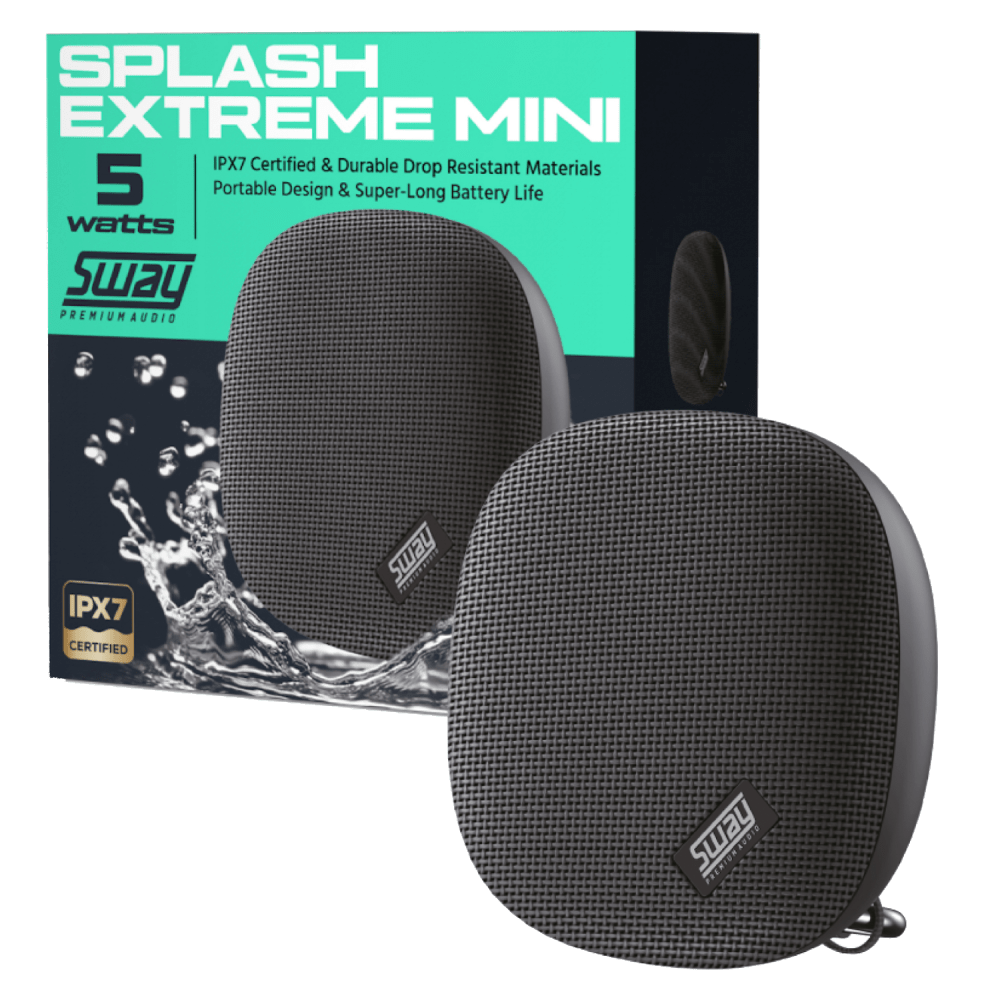 Sway Splash Extreme Mini Waterproof Bluetooth Speaker by Sway