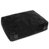 47 x 35.5 Inch Crash Pad Sensory Mat with Foam Blocks and Washable Cover-Black