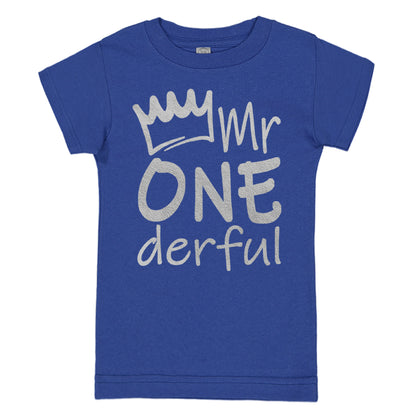Mr Onederful 1st Birthday Shirts