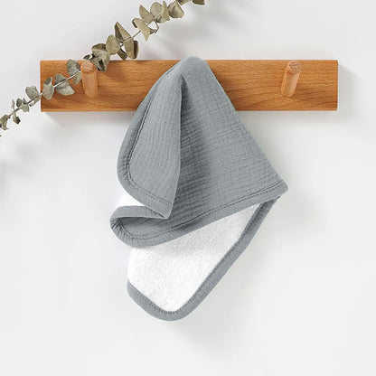 Baby Infant 100% Organic Muslin Cotton Burp & Wash Cloth 3 Pack