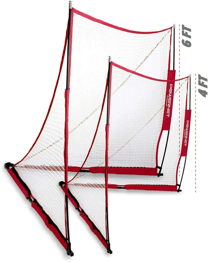 PowerNet 6x6x6 Ft Portable Lacrosse Goal to Train Anywhere (1201)