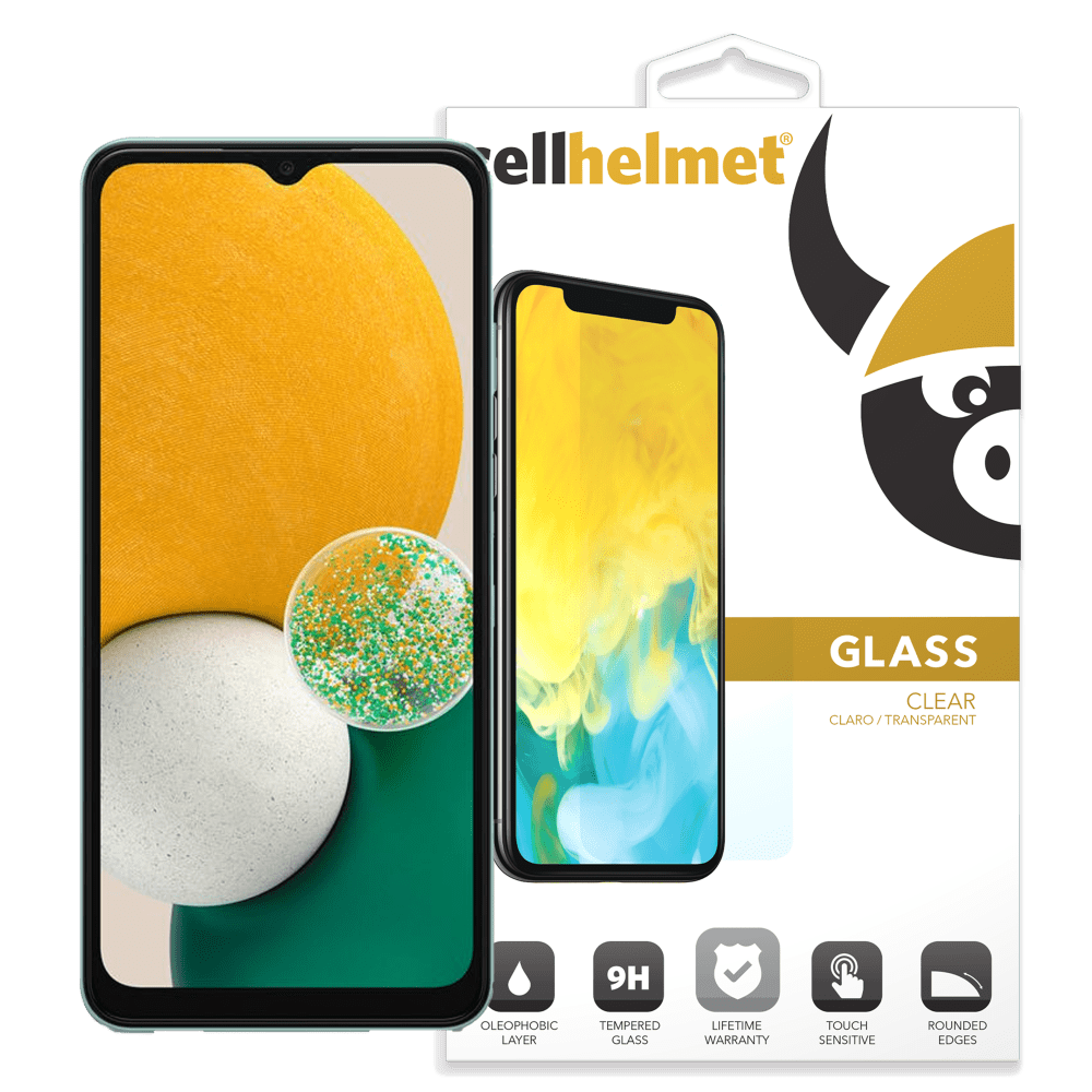 Cellhelmet Tempered Glass Screen Protector for Samsung Galaxy A13 5G / A13 / A23 5G by Cellhelmet