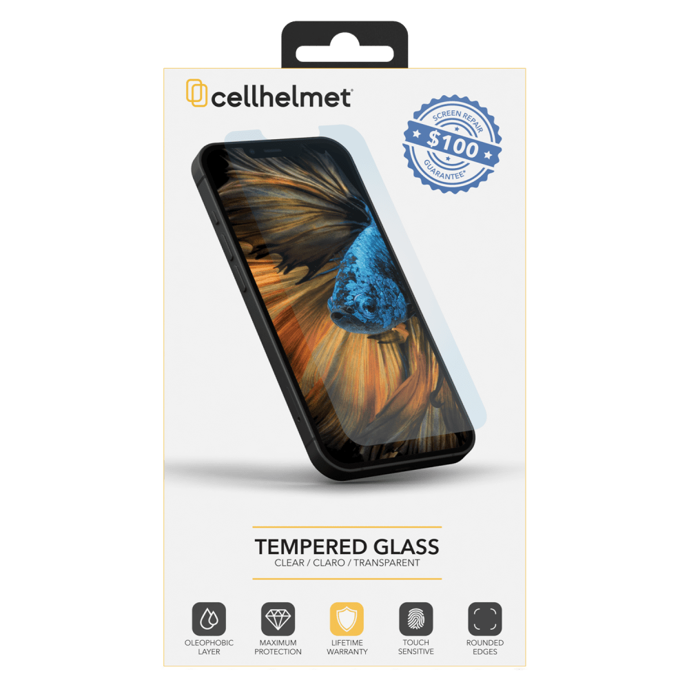 Cellhelmet Tempered Glass Plus $100 Guarantee Screen Protection for Samsung Galaxy S23 by Cellhelmet