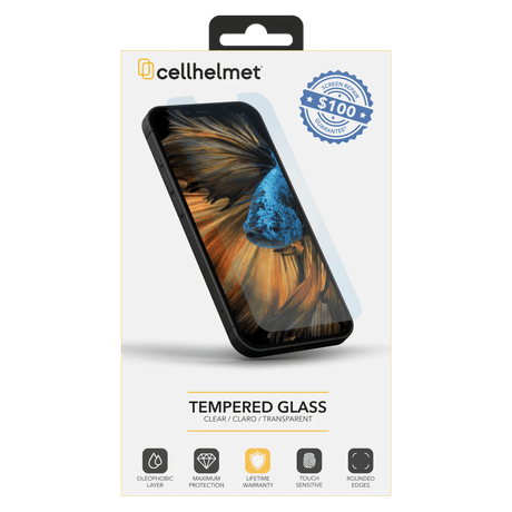 Cellhelmet Tempered Glass $100 Guarantee Screen Protector for Apple iPhone 15 by Cellhelmet