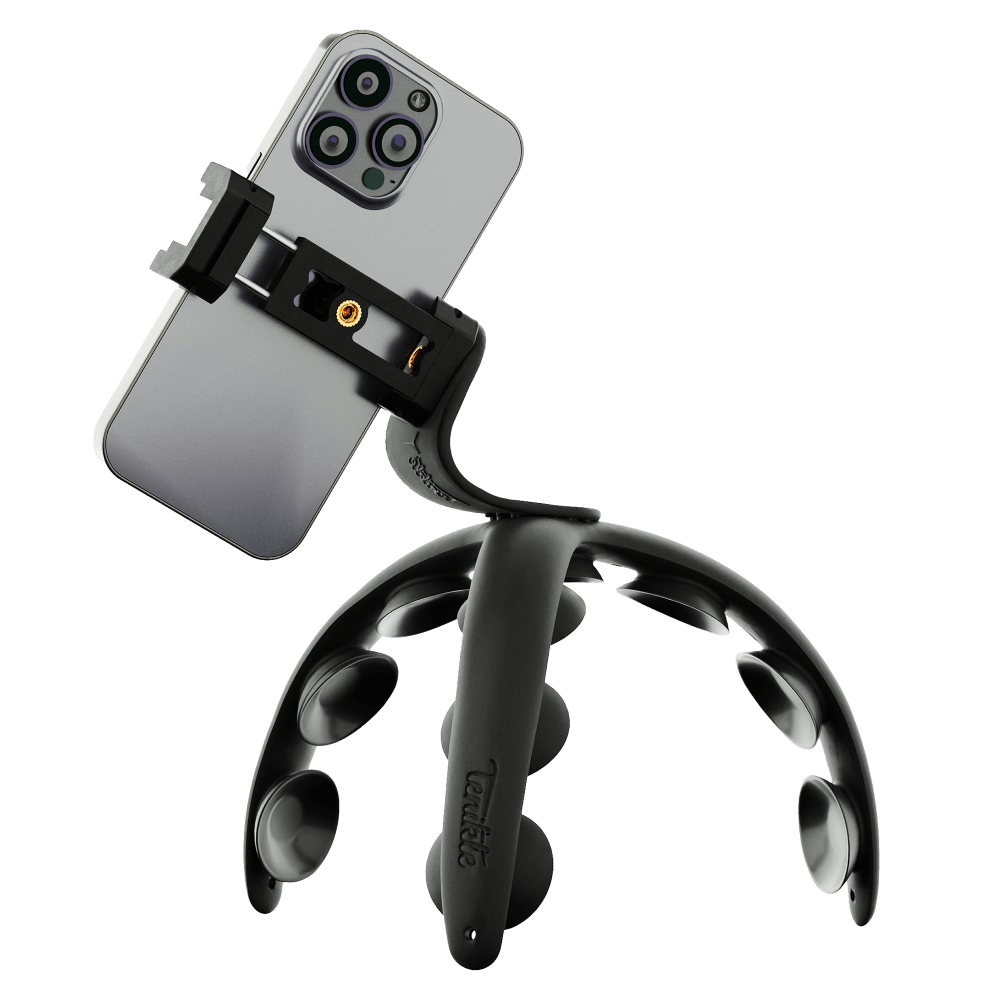 Tenikle PRO Bendable Suction Cup Tripod Mount by Tenikle