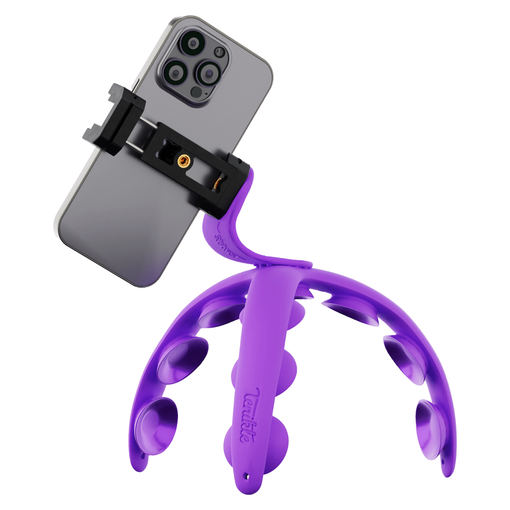 Tenikle PRO Bendable Suction Cup Tripod Mount by Tenikle