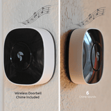 Toucan Wireless Video Doorbell with Extra Large Rechargable Battery by Toucan