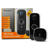 Toucan Wireless Video Doorbell with Extra Large Rechargable Battery by Toucan