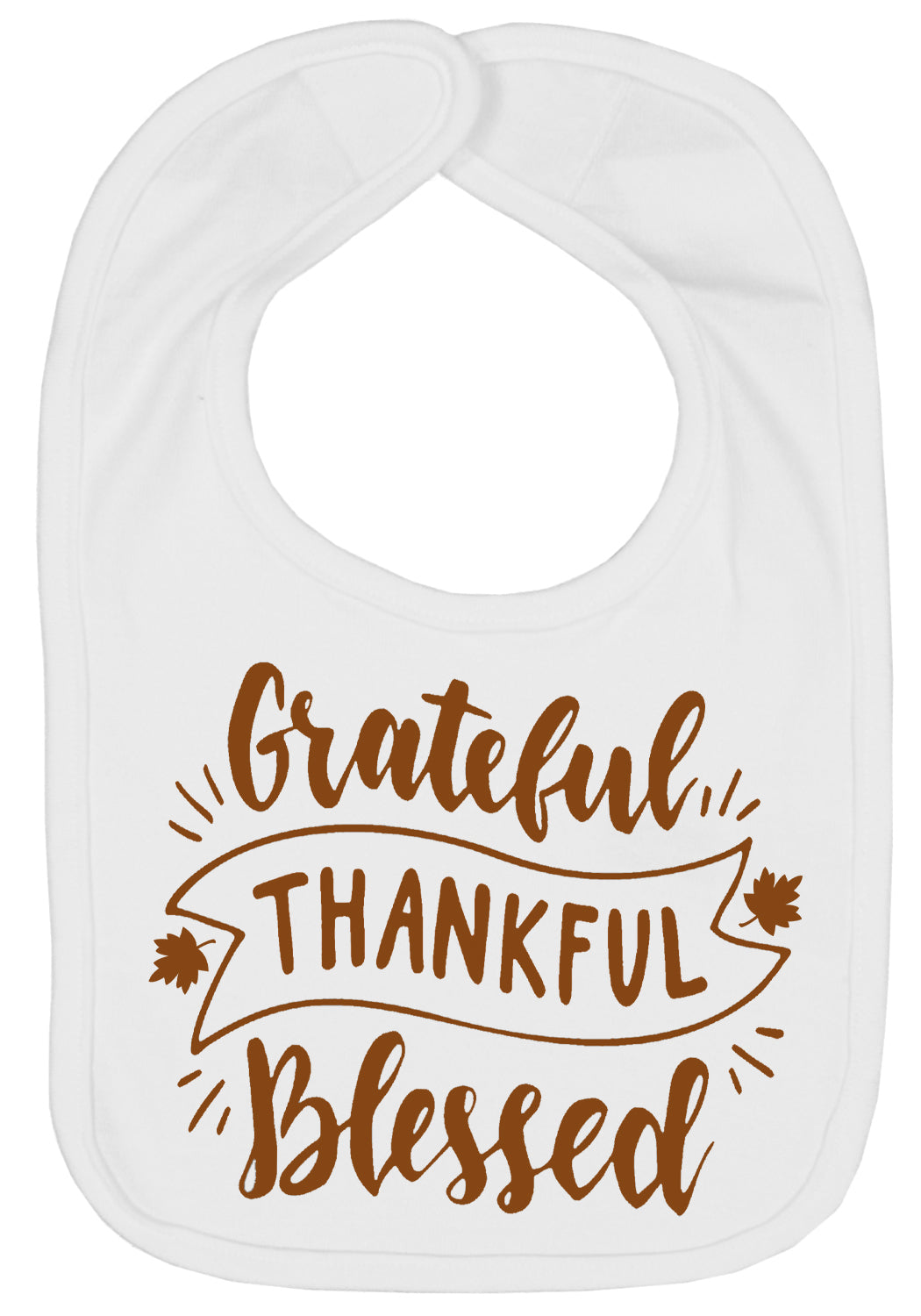 Baby Infant Grateful Thankful Blessed Thanksgiving Bib