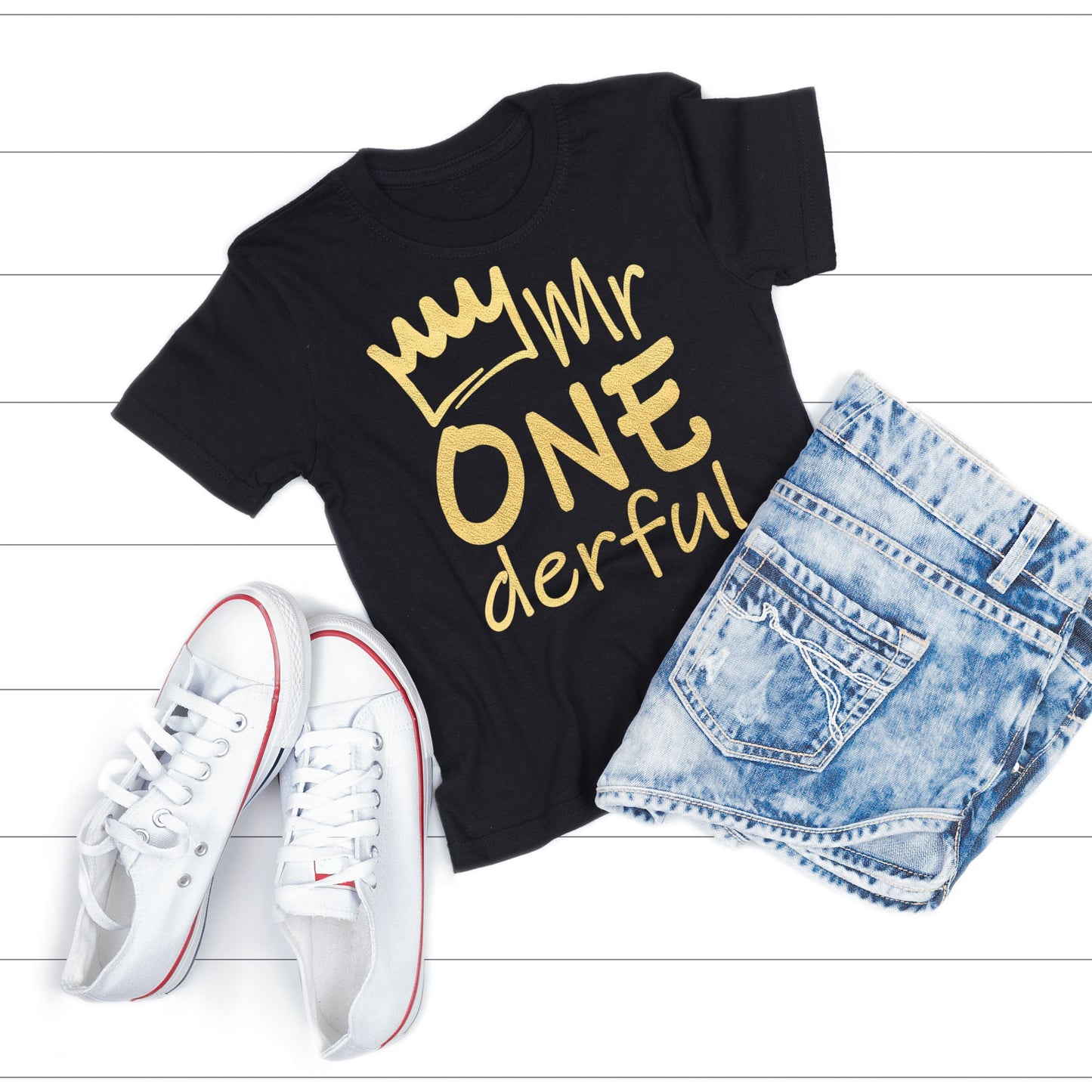 Mr Onederful 1st Birthday Shirts