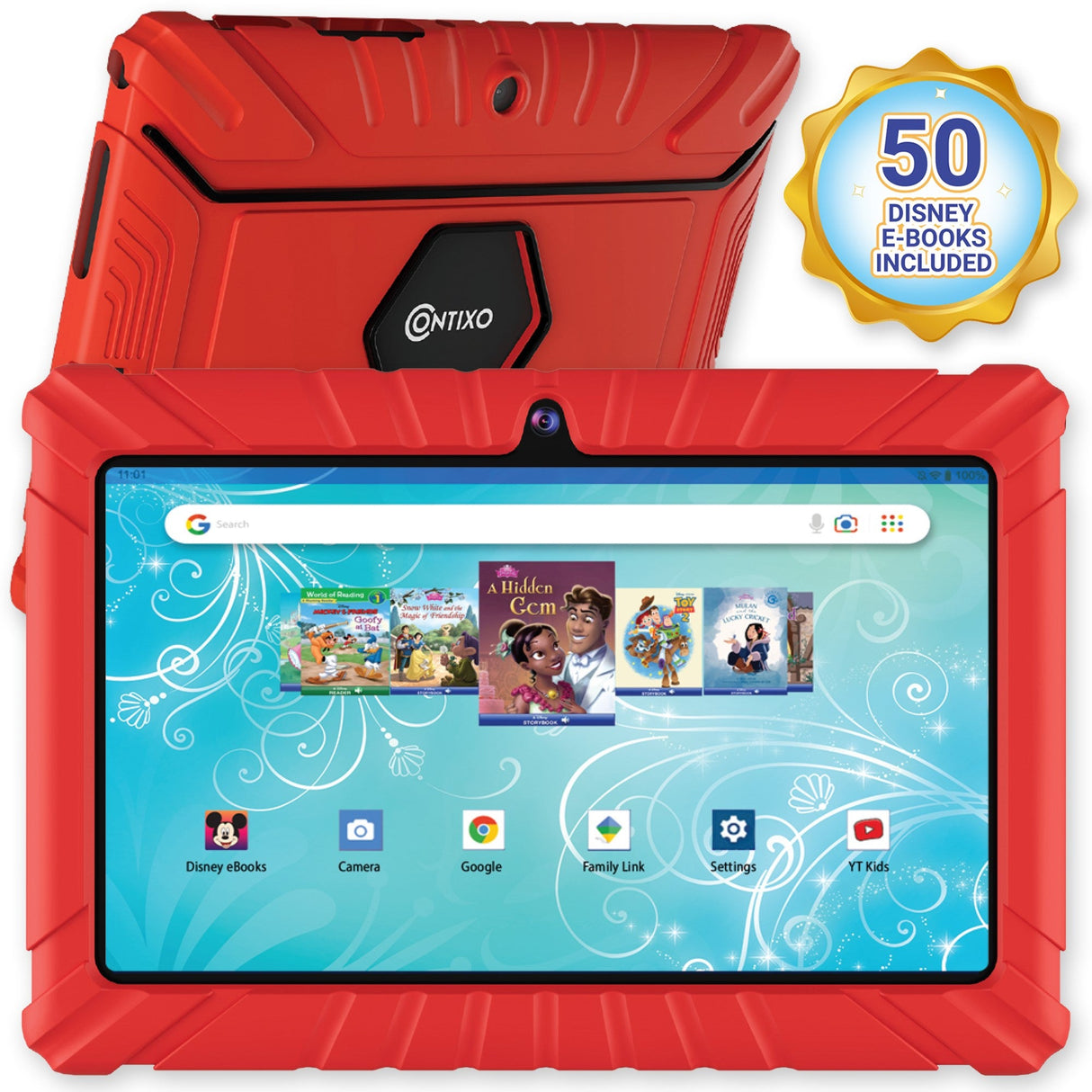 Contixo V8-2 Kids 7” Tablet - 50 Disney eBooks Included by Contixo