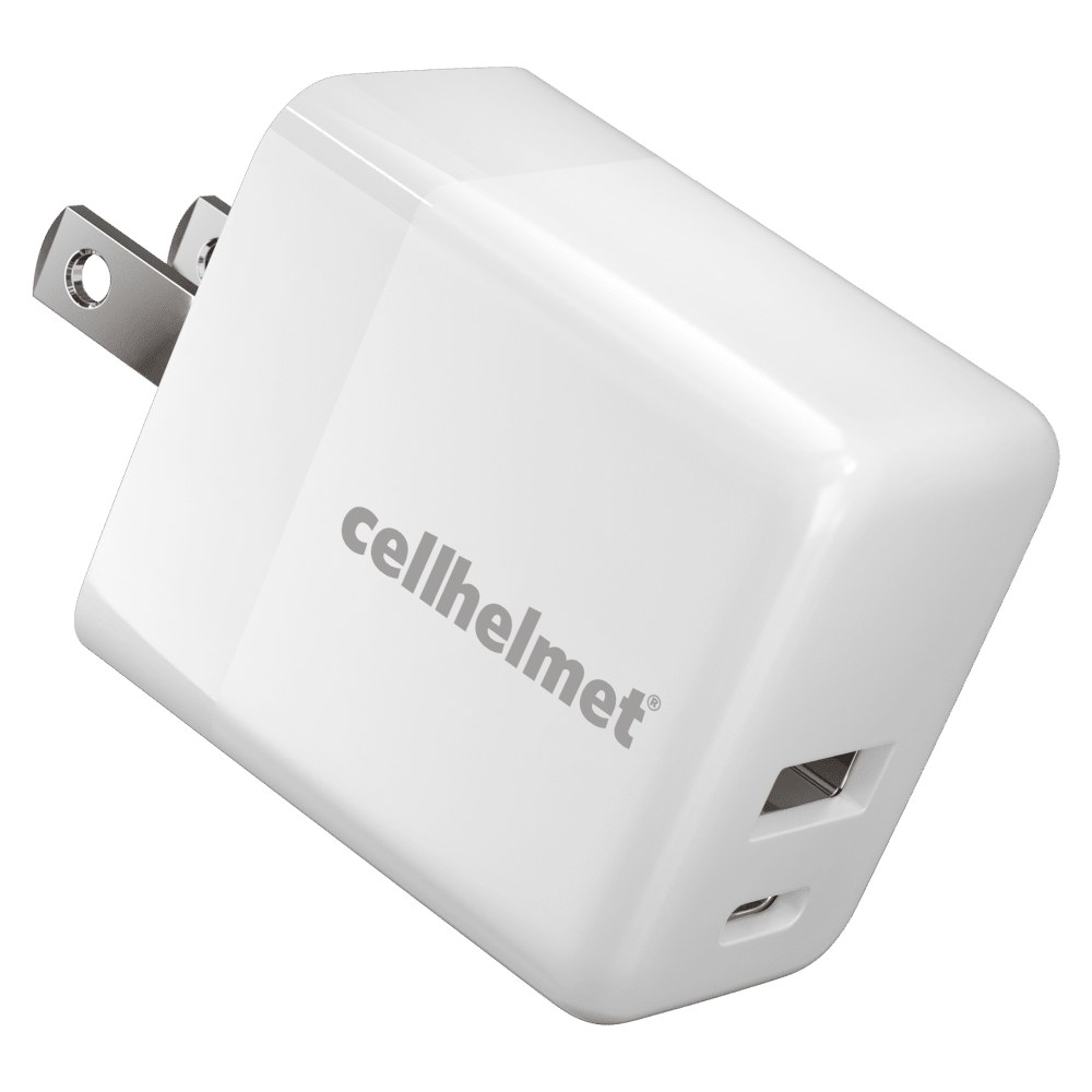 Cellhelmet USB A and USB C Dual Wall Charger 20W PD by Cellhelmet