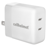 Cellhelmet USB C Dual Wall Charger 20W PD by Cellhelmet