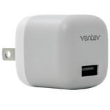 Ventev 12W USB A Wall Charger and USB A to Apple Lightning Cable 3.3ft by Ventev