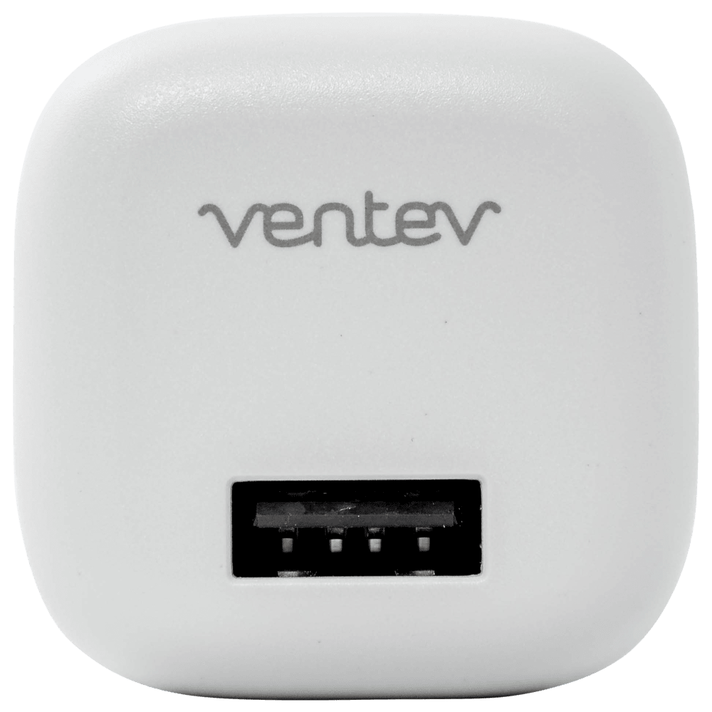 Ventev 12W USB A Wall Charger and USB A to Apple Lightning Cable 3.3ft by Ventev