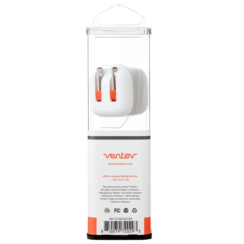 Ventev 12W USB A Wall Charger by Ventev