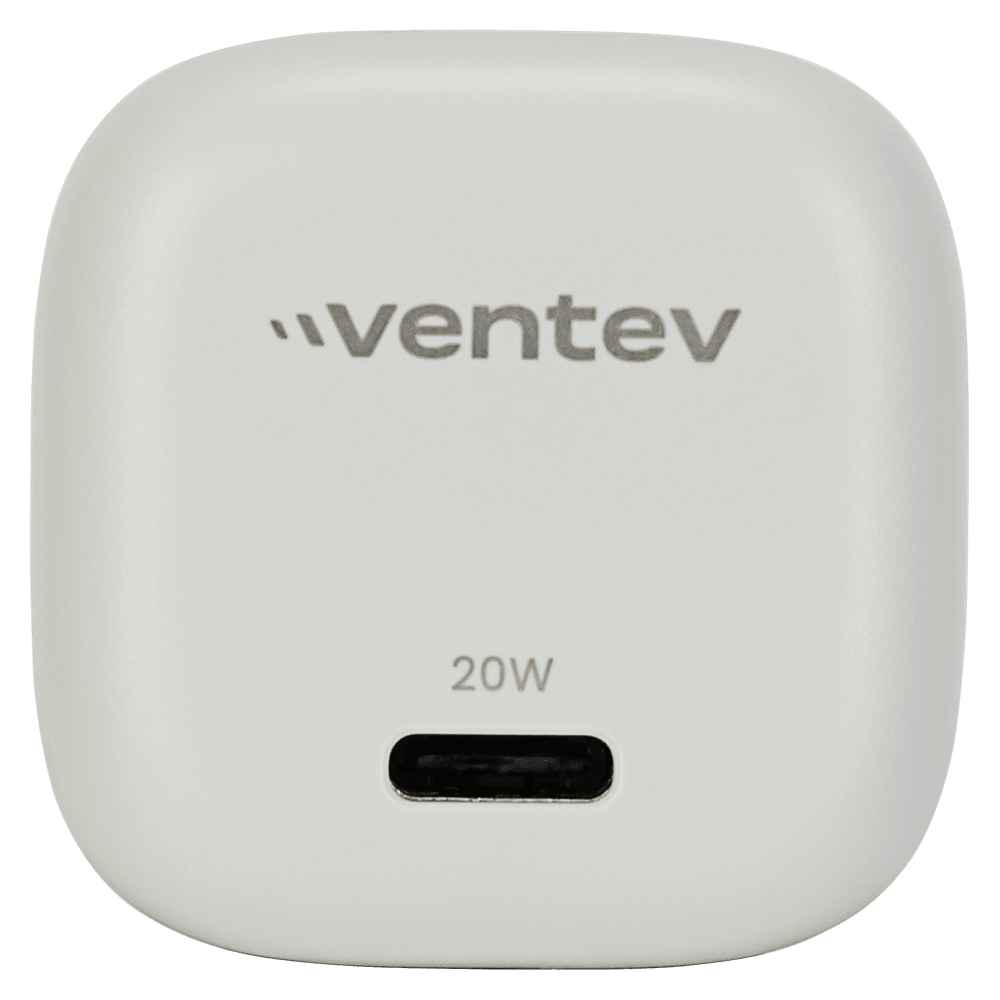 Ventev 20W PD USB C Mini Wall Charger and USB C to Apple Lightning Cable 3.3ft by Ventev