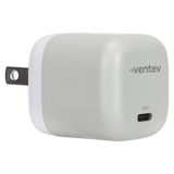 Ventev 30W PD PPS Mini USB C Wall Charger and USB C to USB C Cable 3.3ft by Ventev