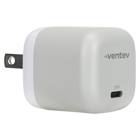 Ventev 30W PD PPS Mini USB C Wall Charger and USB C to USB C Cable 3.3ft by Ventev