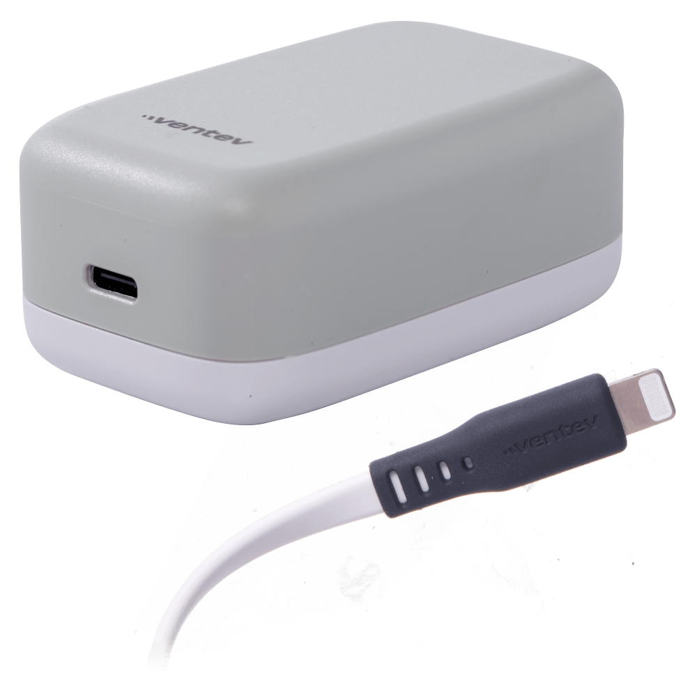 Ventev 30W Wall Charger and USB C to Apple Lightning Cable by Ventev