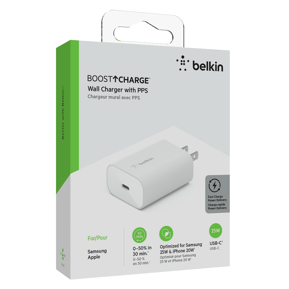 Belkin Boost Charge 25W USB C PD PPS Wall Charger by Belkin