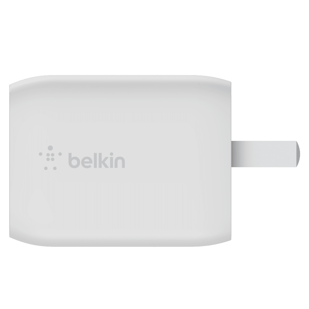 Belkin 65W Dual USB C GaN Wall Charger with PPS and USB C to USB C Cable by Belkin