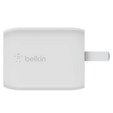 Belkin 65W Dual USB C GaN Wall Charger with PPS and USB C to USB C Cable by Belkin