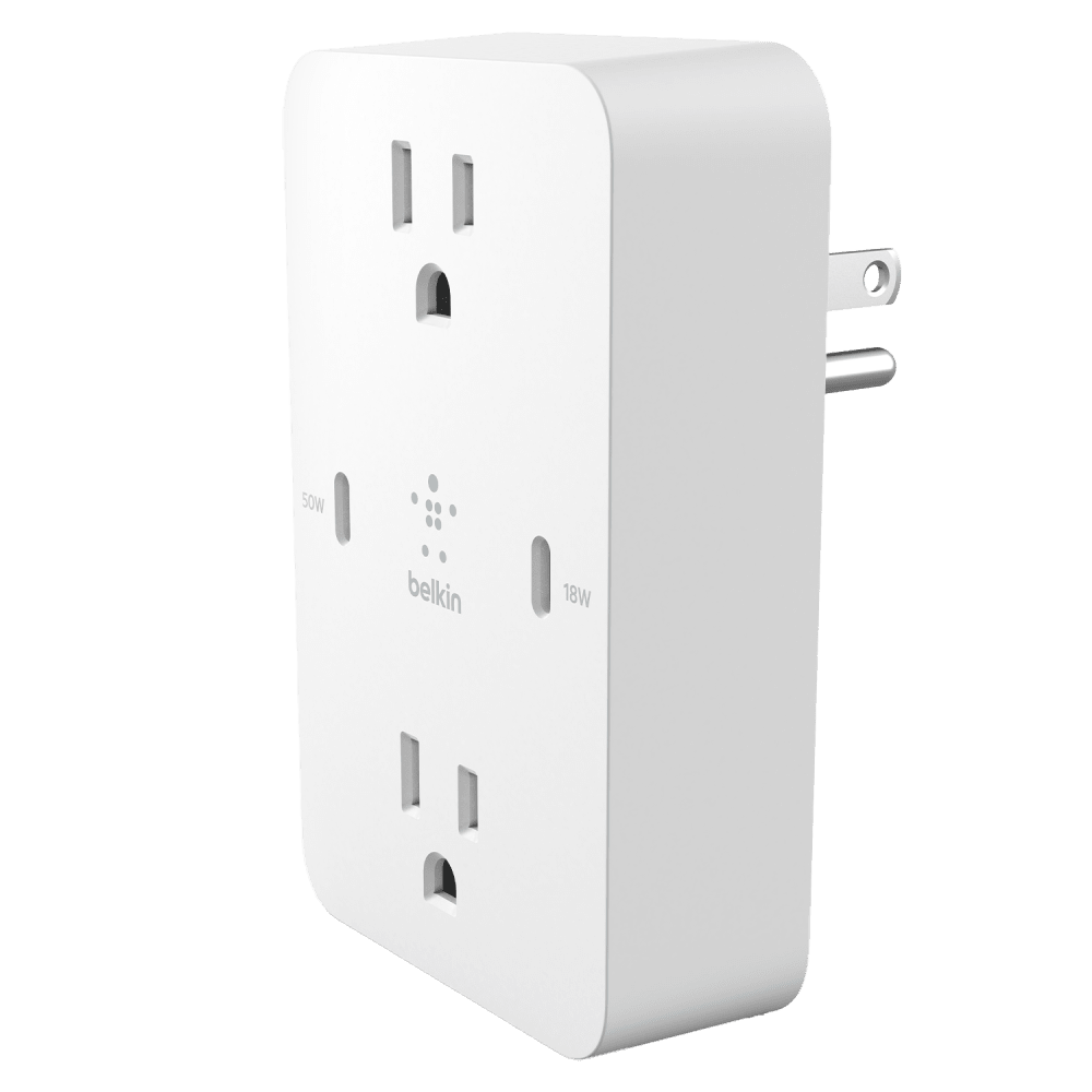 Belkin BoostCharge GaN USB C Wall Plate 68W by Belkin