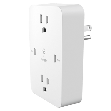 Belkin BoostCharge GaN USB C Wall Plate 68W by Belkin