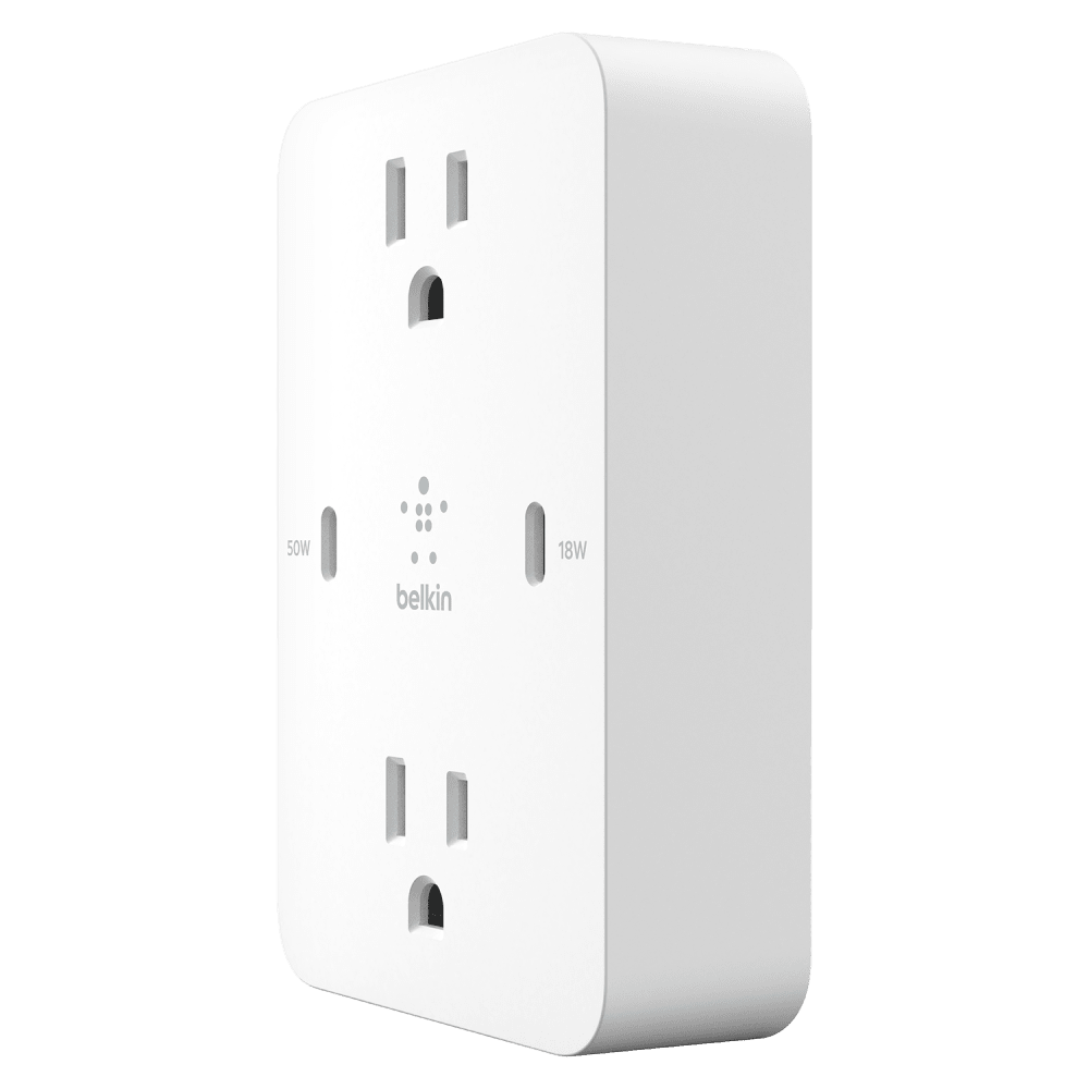 Belkin BoostCharge GaN USB C Wall Plate 68W by Belkin