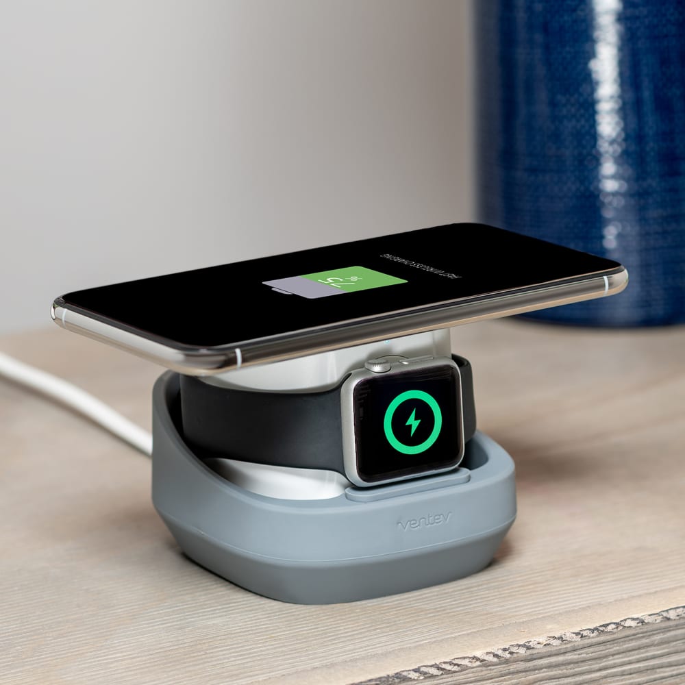 Ventev wireless watchdock duo Wireless Charging Pad 10W and Apple Watch Charger by Ventev