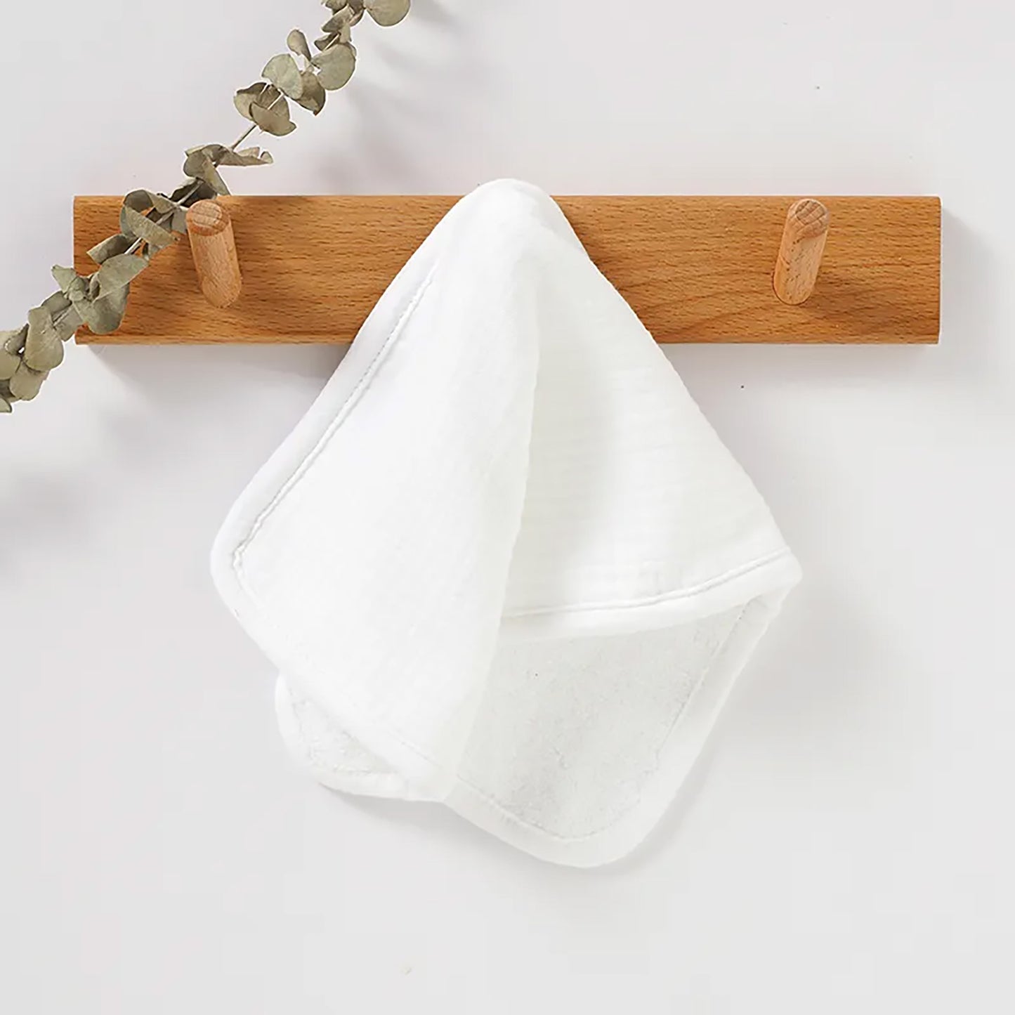 Baby Infant 100% Organic Muslin Cotton Burp & Wash Cloth 3 Pack