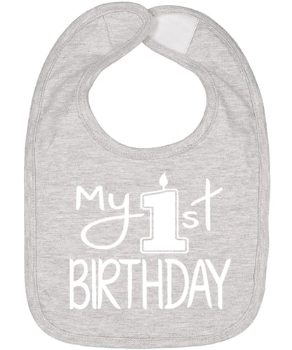 My First Birthday Smash Cake Bib