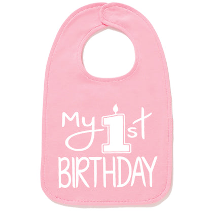 My First Birthday Smash Cake Bib