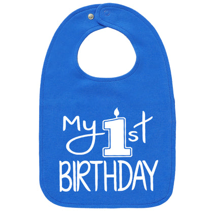 My First Birthday Smash Cake Bib