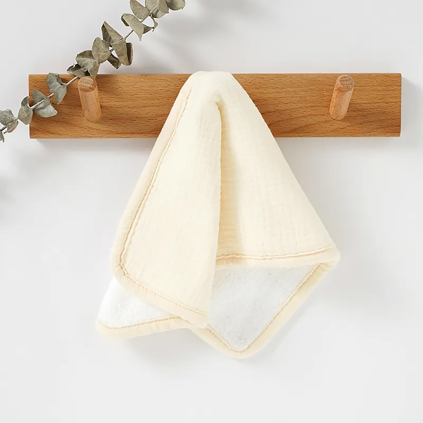 Baby Infant 100% Organic Muslin Cotton Burp & Wash Cloth 3 Pack