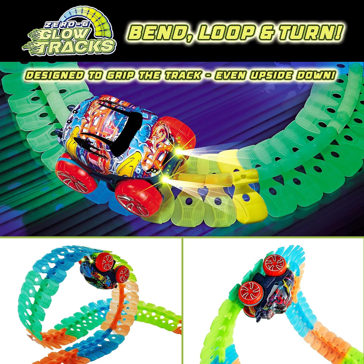 Zero-G Glow Tracks 60pcs by USA Toyz