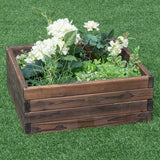 Square Raised Garden Bed Flower Vegetables Seeds Planter