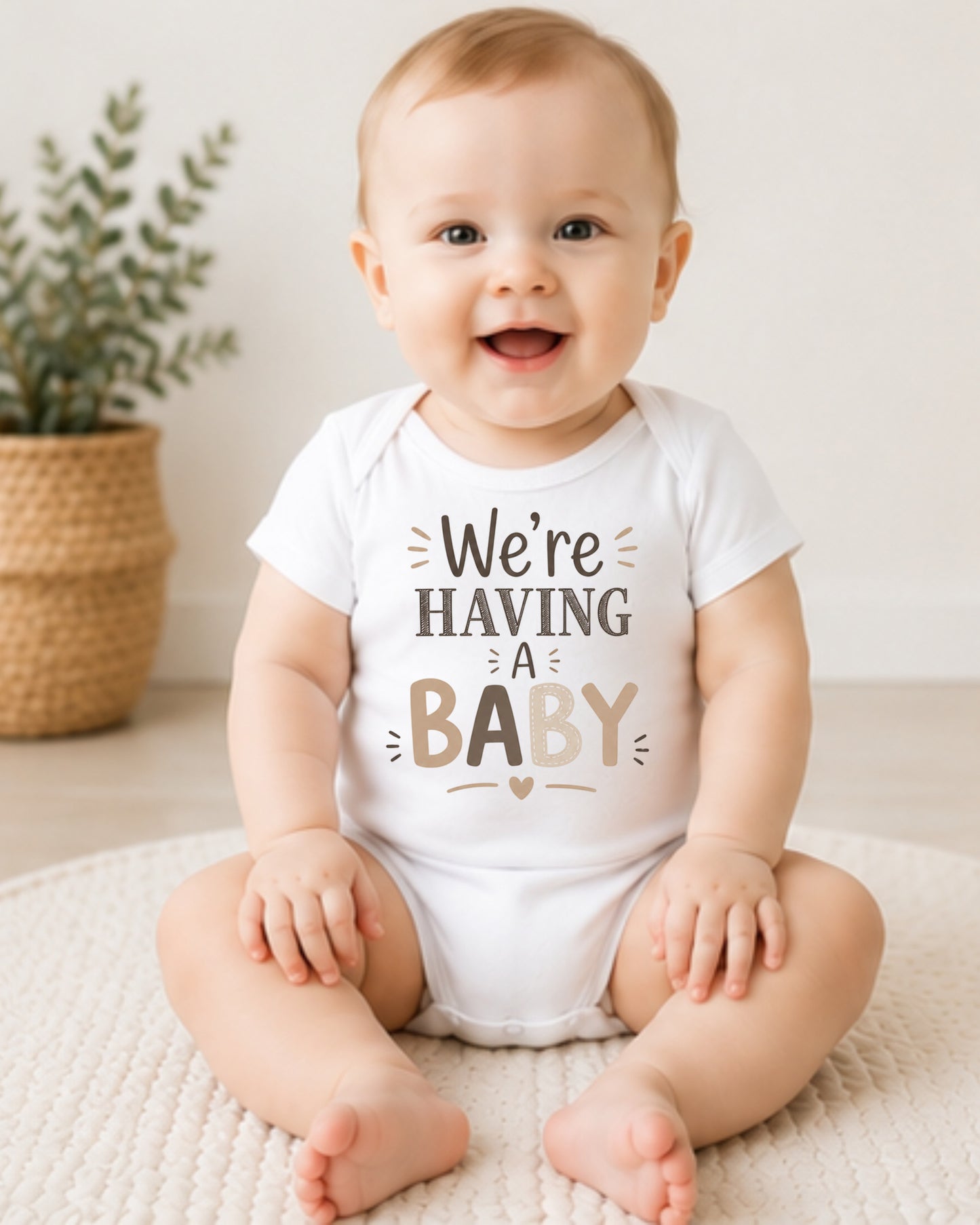 We're Having a Baby - Pregnancy Announcement Bodysuit