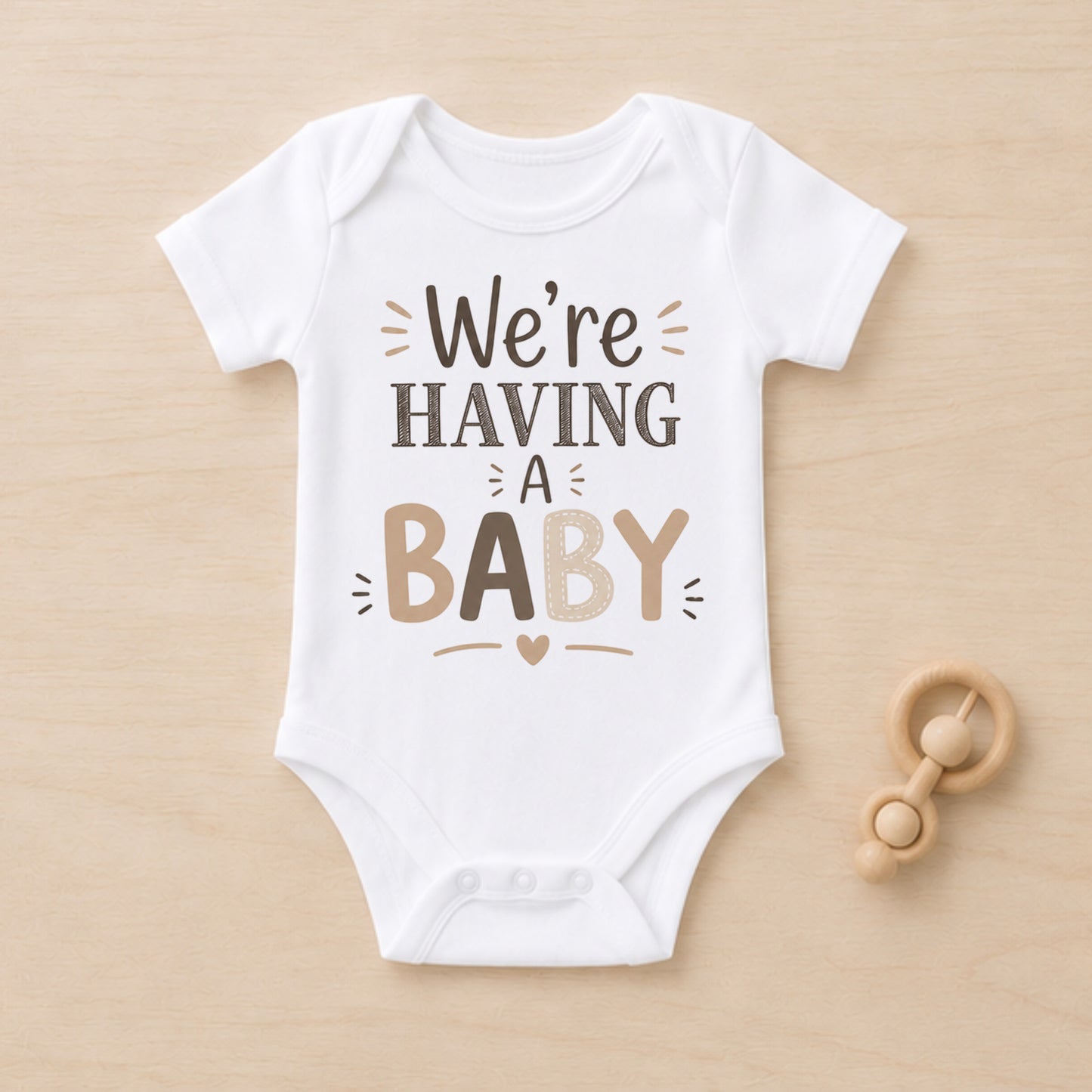 We're Having a Baby - Pregnancy Announcement Bodysuit