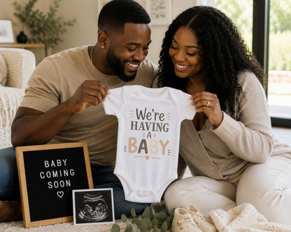 We're Having a Baby - Pregnancy Announcement Bodysuit