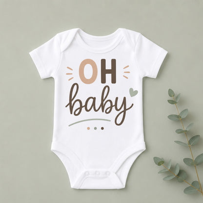 Oh Baby! - Pregnancy Announcement Bodysuit