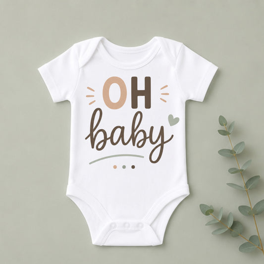Oh Baby! - Pregnancy Announcement Bodysuit