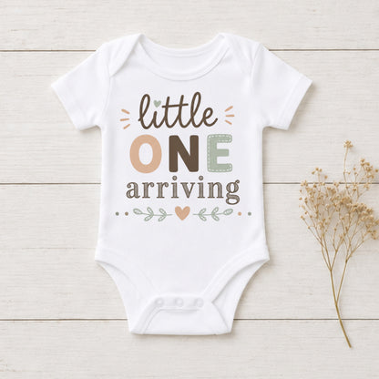Little One Arriving - Baby Announcement Bodysuit