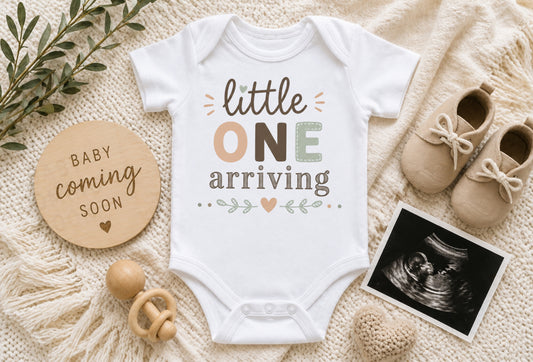 Little One Arriving - Baby Announcement Bodysuit