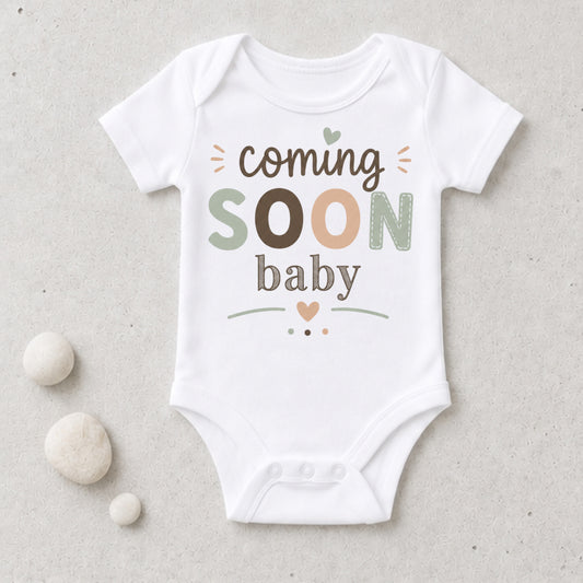 Coming Soon Baby - Announcement Bodysuit